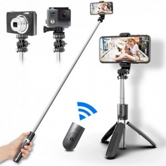 Універсальний штатив тринога для телефону Selfie Stick L02 Bluetooth монопод-трипод штатив