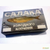 Упаковка картонна під рибу Салака