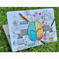 Чехол накладка пластиковый Мозги Brain Чехол Brain мозги MacBook Air М1 13.3” New (2020)