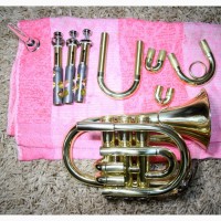 Абсолютно Нова EASTROCK Труба Cornet кишенькова карманна міні Pocket Trumpet