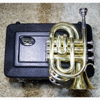 Абсолютно Нова EASTROCK Труба Cornet кишенькова карманна міні Pocket Trumpet