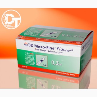 Инсулиновые шприцы Micro Fine Plus Demi 0, 3 мм (Микрофайн плюс деми)