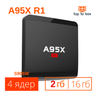 Купить A95X R1 Android 6 Smart tv box тв приставка смарт WiFi цена отзывы