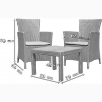 Комплект садовой мебели Rosario Balcony Set Нидерланды Allibert, Keter для дома, кафе