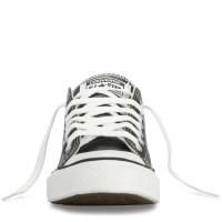 Кеды Converse All Star Чёрные Кожаные Конверсы 132174C