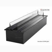 Дизайнерський біокамін SLIDER glass 800 Gloss Fire