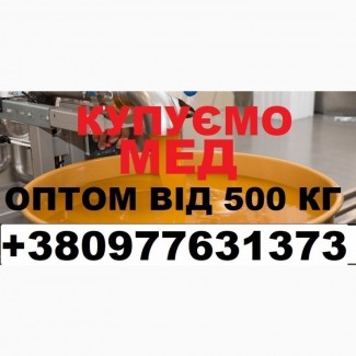 Закупка меду від 550 кг. По Дніпропетровській і сусідніх обл. Виїзд нашим транспортом