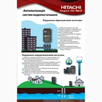 Управління свердловинним насосом із перетворювачем частоти Hitachi