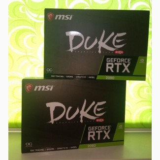 В Наличии. Видеокарта MSI GeForce RTX 2080 DUKE 8G OC