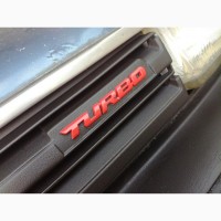 Наклейка на авто Turbo Металлическая турбо не ржавеют