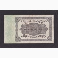 50 000 марок 1922г. В 00528631. Германия