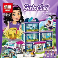 Конструктор для детей girls club 01039 дом три этажа (932 детали)-дешевле стоимости