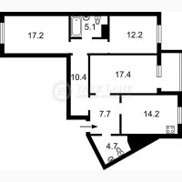 Продаж 3-к квартира Київ, Дарницький, 125000 $