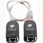 USB 2.0 удлинитель на 60 м по витой паре Iogear GUCE51