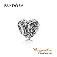 PANDORA Шарм ― цветущее сердце 796264CZ оригинал