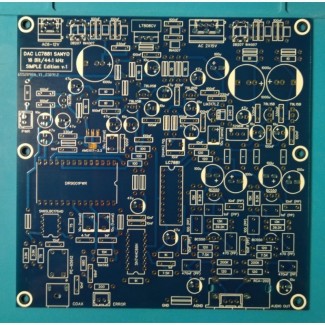 Печатная плата ЦАП DAC LC7881 Sanyo 16 bit/44.1 kHz SPDIF