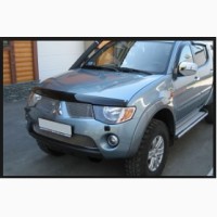 Аирдефлектор капота (мухобойка) Mitsubishi L200 после 2006 г.в