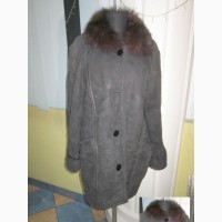 Натуральная женская дублёнка Original SHEARLING. Италия. 56р. Лот 696