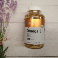 Витамины Жирные кислоты Omega 3 OstroVit 180 капс Рыбий жир Omega 3 OstroVit Полиненасыщен