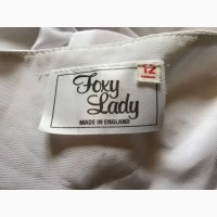 Блузка белая элегантная Foxy Lady, Англия, р.12/L