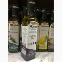 Оливковое масло Monini Extra Vergine Basil Peperoncino с лимоном с черным трюфелем Белый