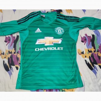 Подростковая, вратарская футболка Adidas FC Manchester United, De Gea