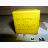 Реле Рено, Renault 7700414741, G.CARTIER 8121001, 12V, оригинал