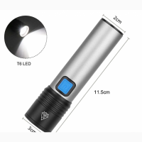 Аккумуляторный фонарь Flashlight из алюминия 500 м режимів роботи: 3