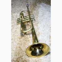 Труба Trumpet помпова музична продаю SELMER Bundy designed by Vincent BACH USA Золотиста