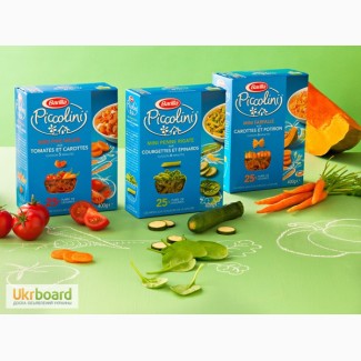 Дитячі макарони Piccolini Barilla з Італії