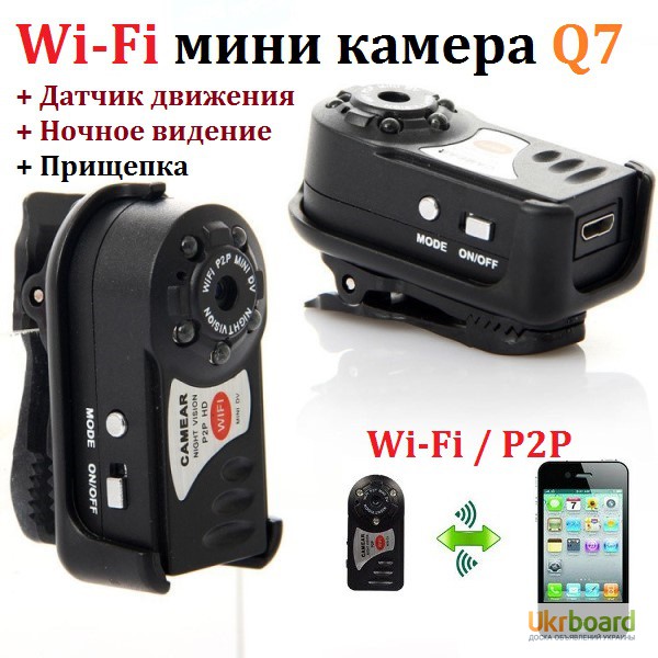 Q7 hd wifi camera как подключить