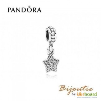 PANDORA шарм-подвеска звезда 791024CZ