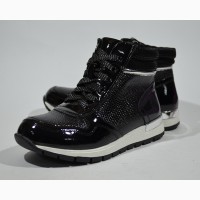 Демисезонные ботинки для девочек TOM.М арт.1449-B black с 32-37 р