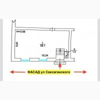 Без %! ФАСАД! Кафе / магазин 60м2 на пл. Победы, Саксаганского 118