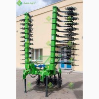 Борона ротационная green star 6, 1 м euro со сменными зубами john deere