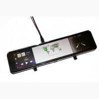 DVR D60 Зеркало регистратор, 12 сенсор, 2 камеры, GPS навигатор, WiFi, 8Gb, Android, 4G