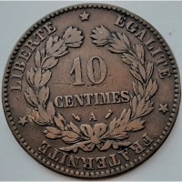 Франция 10 сантимов 1896 год СОСТОЯНИЕ!!!!! е462