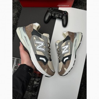 New Balance 920 Sand Gray Brown - кроссовки мужские серые