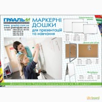 Маркерные магнитные доски (все размеры)