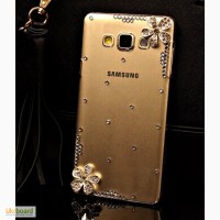 Роскошный хрустальный чехол-(горный цветок) для Samsung Grand 2 G7102