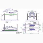 4-х стоечный подъемник COMBI LIFT 4.40 NUSSBAUM Автоподъемник.Подъемник СТО.Подъемник