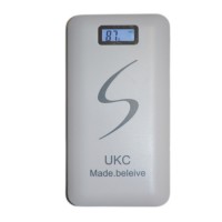 Мобільна зарядка Power Bank 30000/9600mAh UKC. Колір: білий