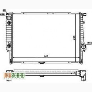 Радиатор охлаждения BMW 7 series (E32) радиатор БМВ Е32