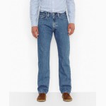 Джинсы Levis 505 Regular Fit Jeans - Medium Stonewash (США)