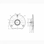 Динамик высокочастотный 8om 25w