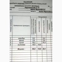 Продаж 1-но кімнатна квартира ЦЕНТР вул. Карпатська