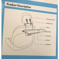 Раскладной стол в машину на Подголовник Подставка под планшеты и ноутбуки DH03 340*300