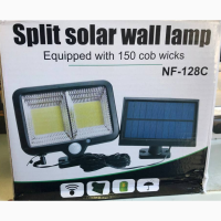 Уличный фонарь с датчиком движения Split Solar Wall L на солнечной батарее NF-128C