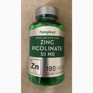 Цинк (Zinc Picolinate), 50 мг, 180 капсул США