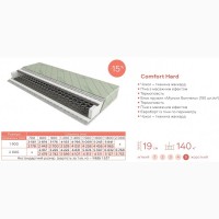 Матрас ортопедический ComFort Hard. Повышенная жесткость